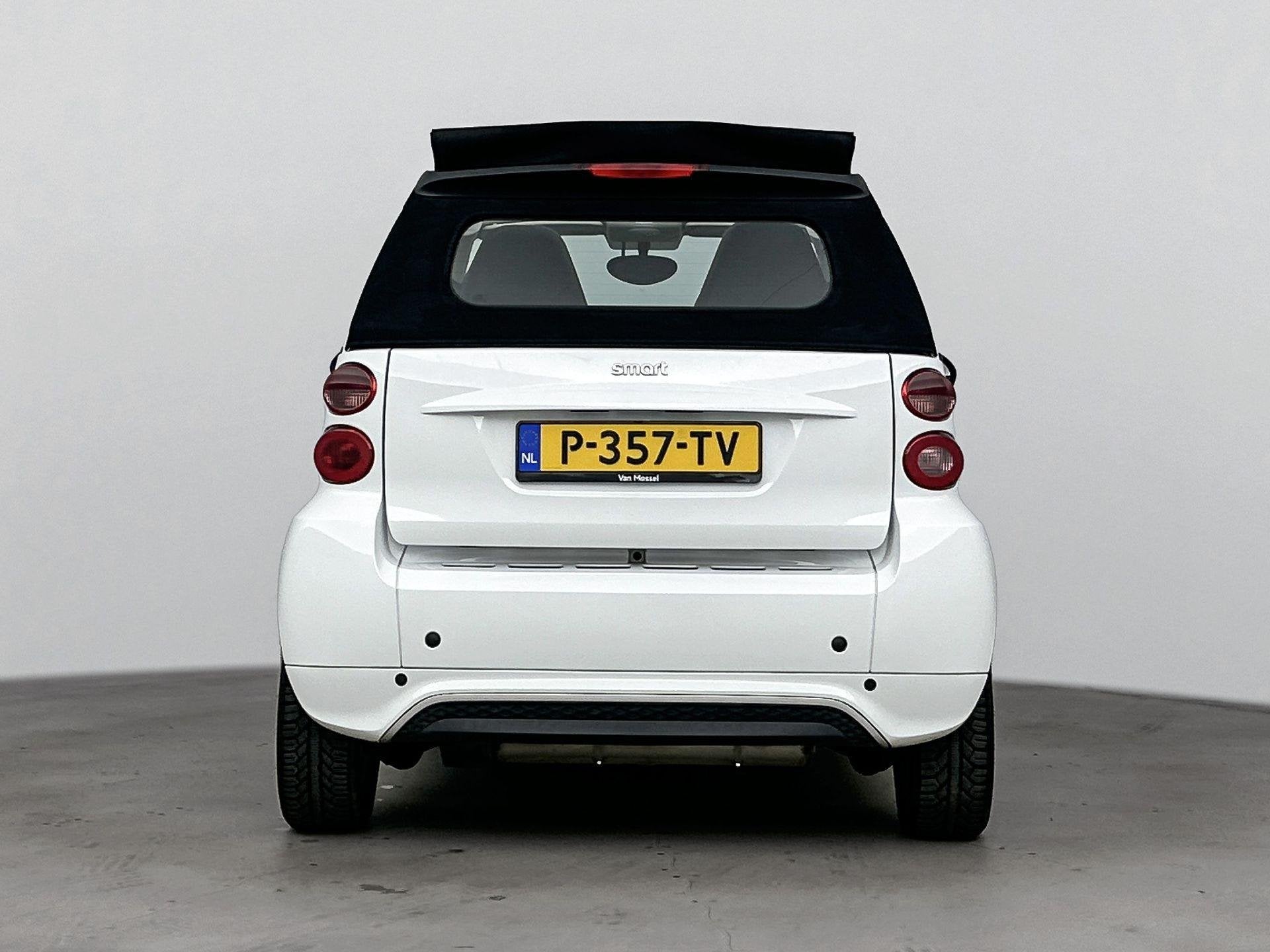 smart fortwo cabrio 1.0 Passion 84PK | Automaat | Stoelverwa, Auto's, Smart, Automaat, Gebruikt, Cabriolet, Wit