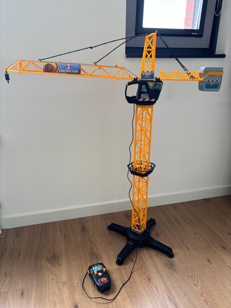 Dickie Toys speelgoed hijskraan met afstandsbediening, Ophalen, Zo goed als nieuw, Jongen of Meisje