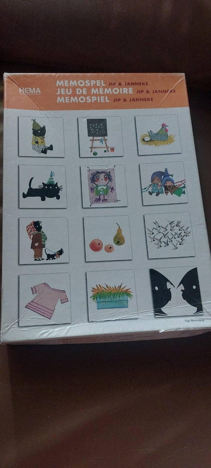 Jip & Janneke Memospel HEMA - Gebruikt met sporen, Ophalen of Verzenden, Gebruikt, Puzzelen