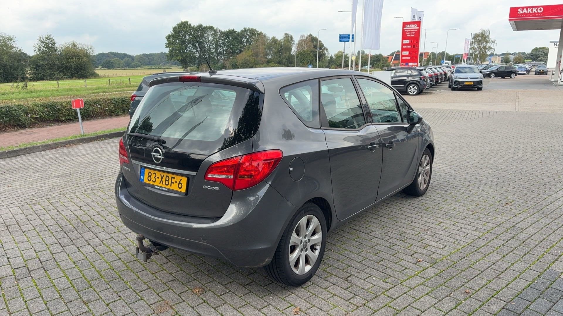 Opel Meriva 1.4 Turbo 120pk Clima Cruise Trekhaak Historie H, Voorwielaandrijving, Euro 5, Stof, Gebruikt