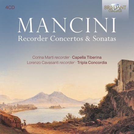 Francesco Mancini (1672-1737) Blokfluitconcerten & Sonates, Verzenden, Classicisme, Nieuw in verpakking, Kamermuziek