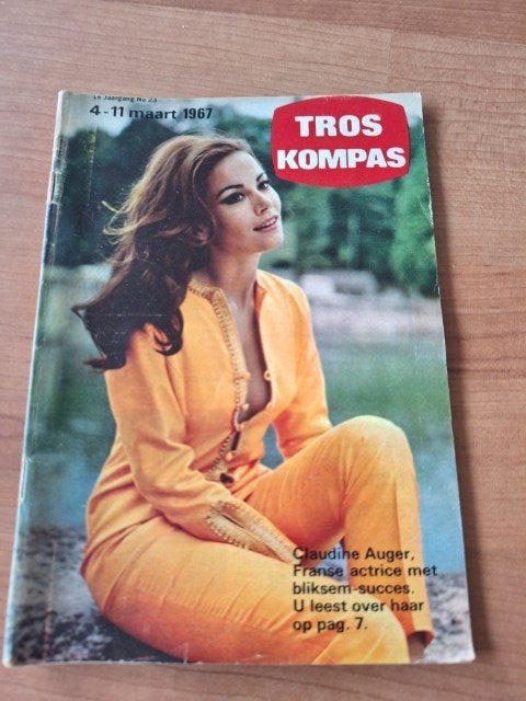 Tros Kompas 1967 Patricia Paay Andrea Domburg Ajax Cruijff, Ophalen of Verzenden, Gelezen, Muziek, Film of Tv