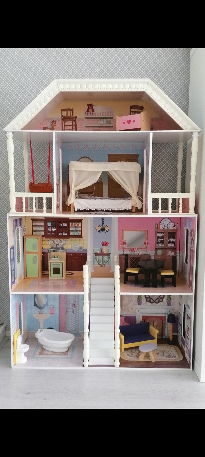Kidskraft poppenhuis Savannah, Kinderen en Baby's, Speelgoed | Poppenhuizen, Ophalen, Poppenhuis
