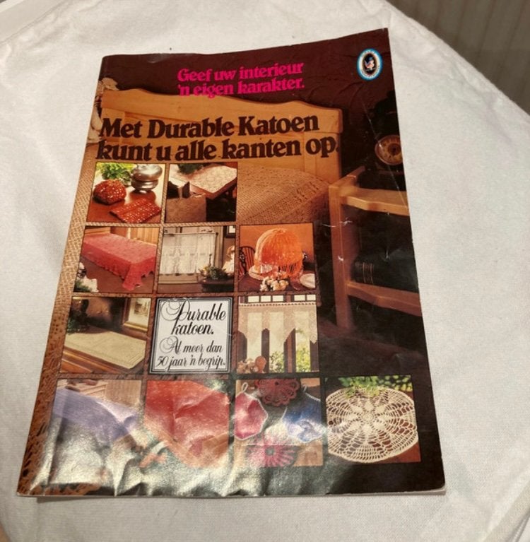Met Durable katoen kunt u alle kanten uit, Ophalen of Verzenden, Zo goed als nieuw, Haken, Patroon of Boek