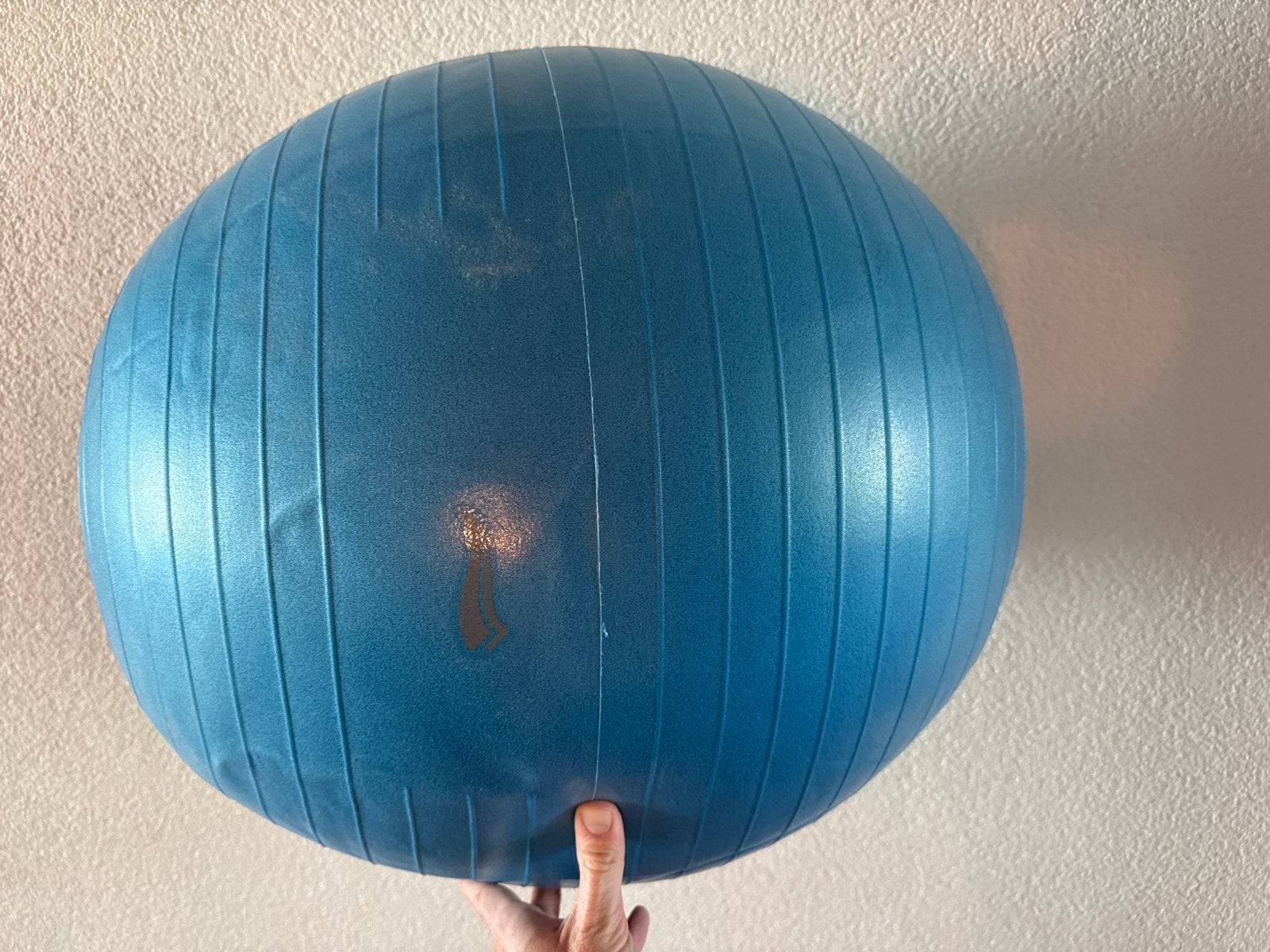 Zwangerschapsbal / Fitnessbal - Blauw, Ophalen of Verzenden, Gebruikt, Buik, Fitnessbal