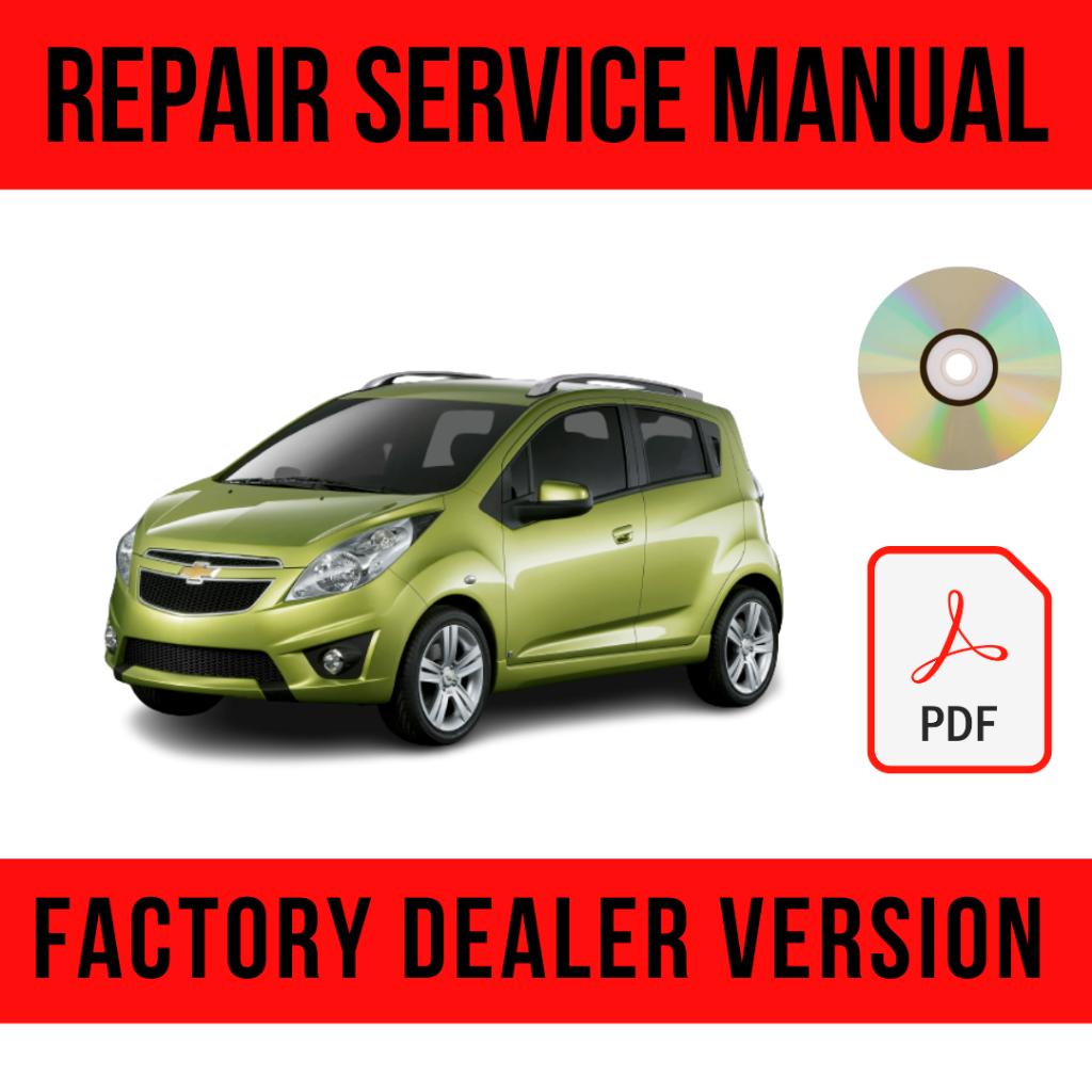 Chevrolet Spark 2014 M300 Workshop manual in PDF op DVD, Verzenden