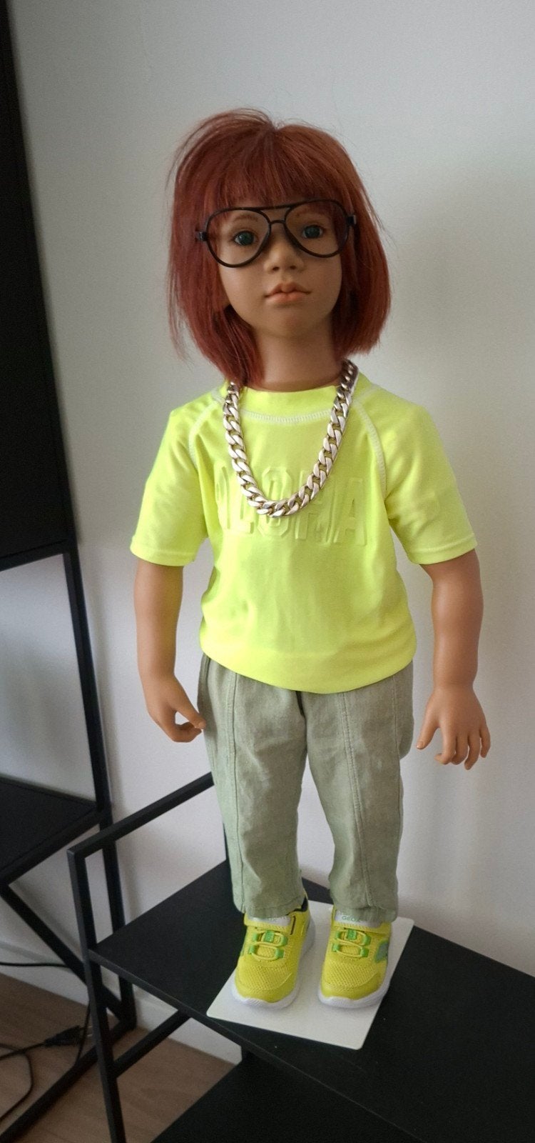melvin pop van Annette Himstedt. ophalen., Verzamelen, Ophalen, Zo goed als nieuw, Pop