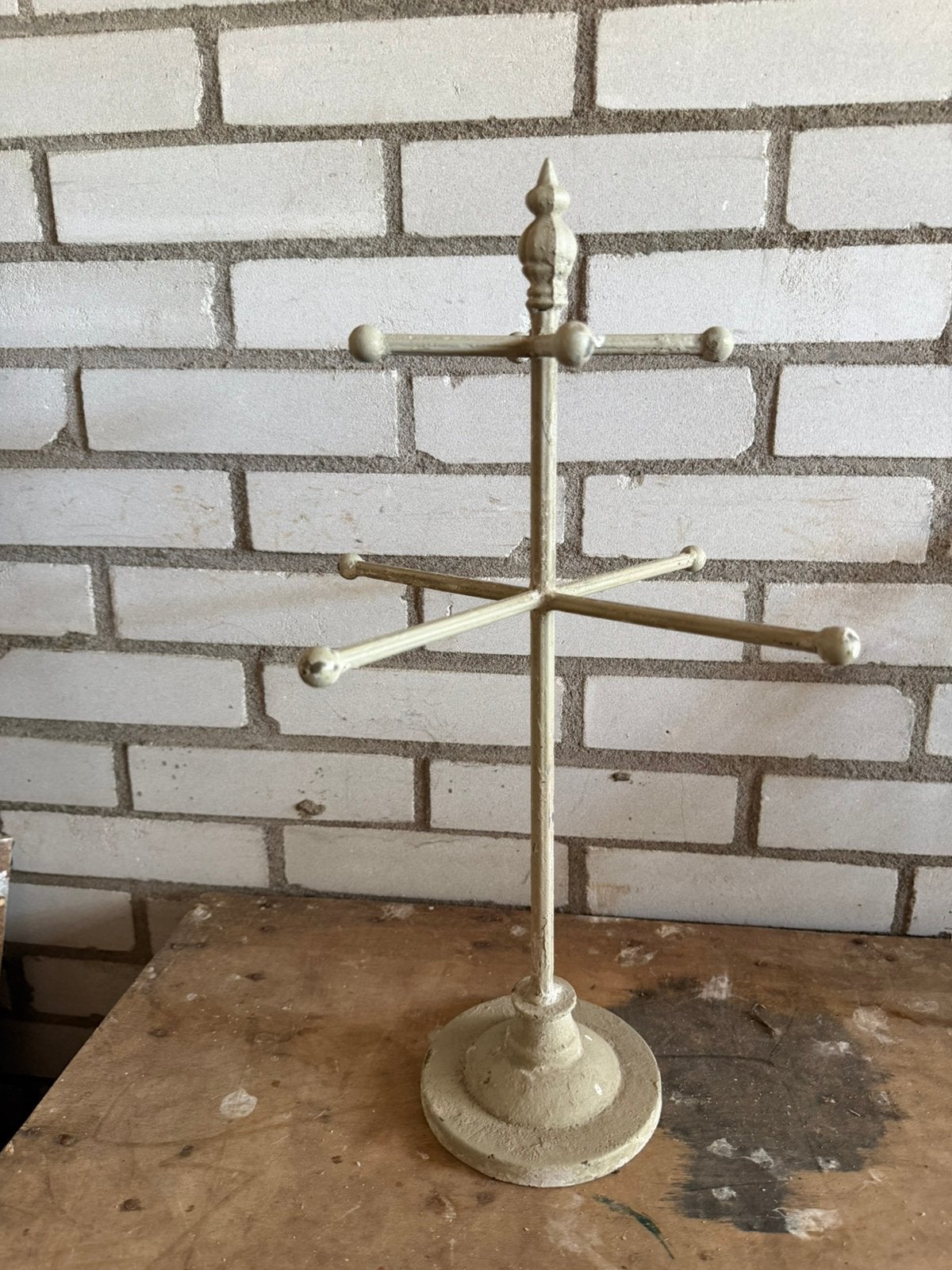 Brocante kopjeshouder standaard, Ophalen of Verzenden