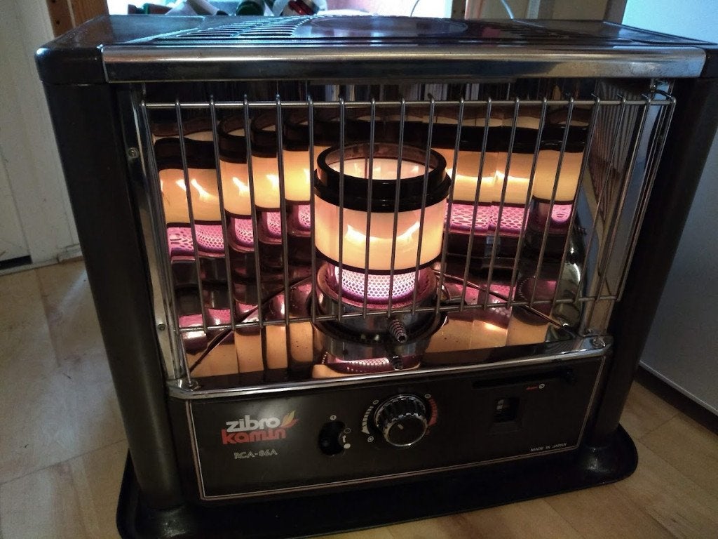 Zibro Kamin petroleum kachel RCA 86 Turbo met nieuwe kous, Ophalen, Overige brandstoffen, Petroleumkachel, Zo goed als nieuw