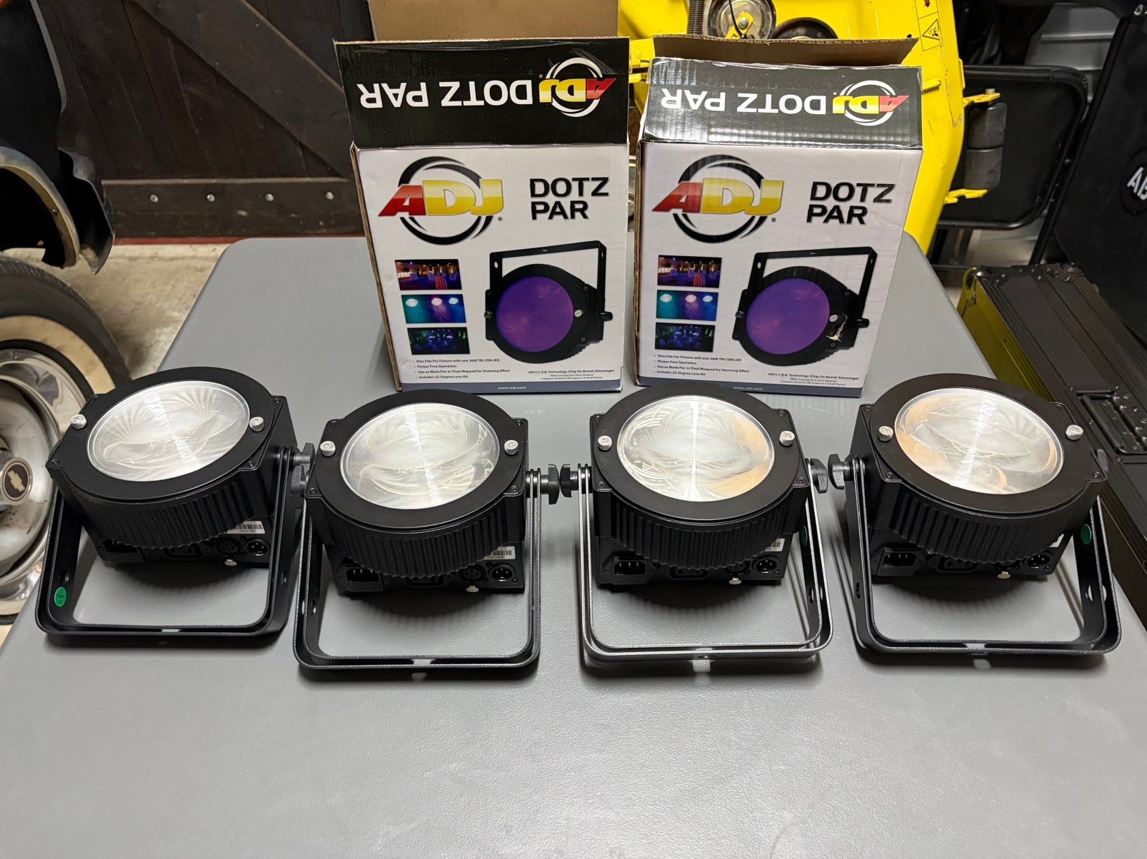 ADJ dotz par led 4 stuks, Muziek en Instrumenten, Ophalen, Zo goed als nieuw, Licht