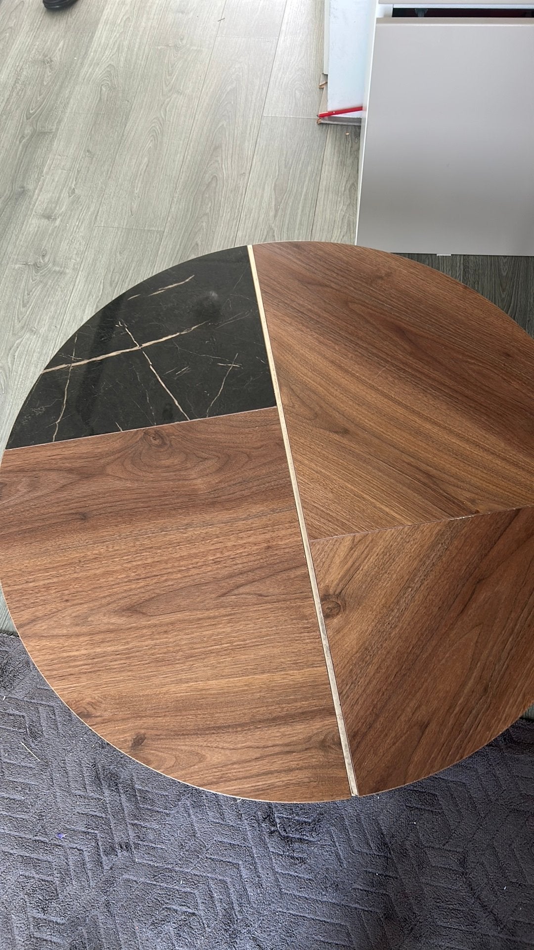 Rond salon tafel, Ophalen, Gebruikt