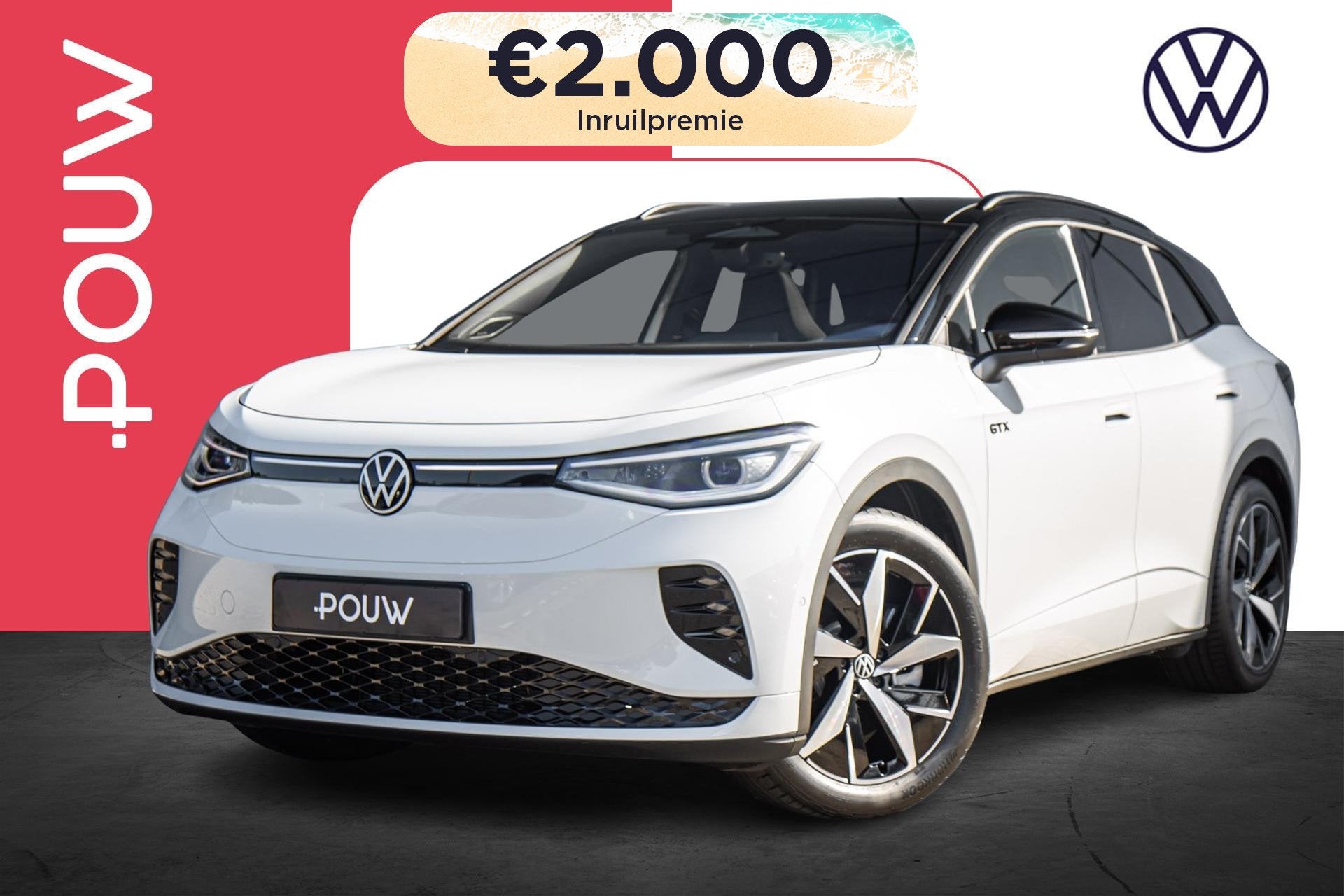 Volkswagen ID.4 GTX 340pk Limited Edition 4MOTION 77 kWh | W, Auto's, Automaat, 12 maanden, Automatische klimaatregeling, Zwart