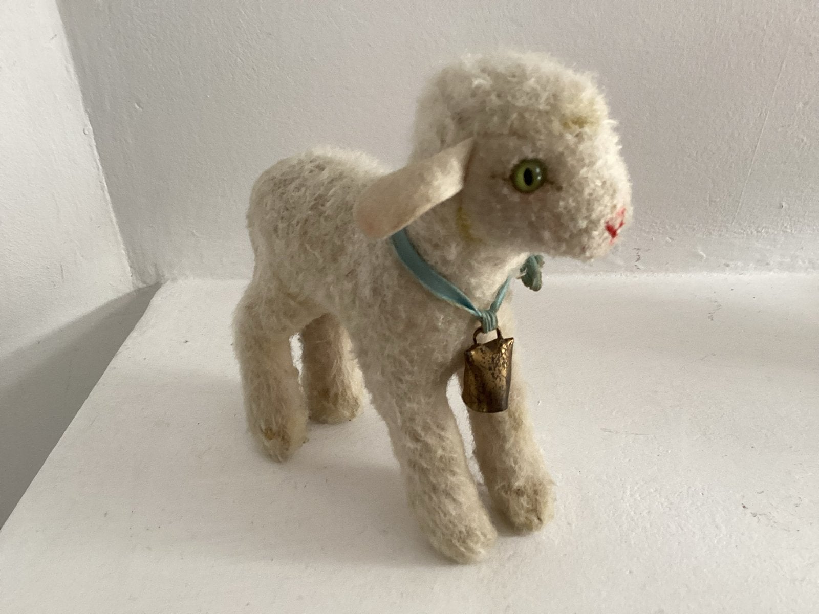 Vintage Steiff Lammetje met belletje - Jaren '50, Ophalen of Verzenden
