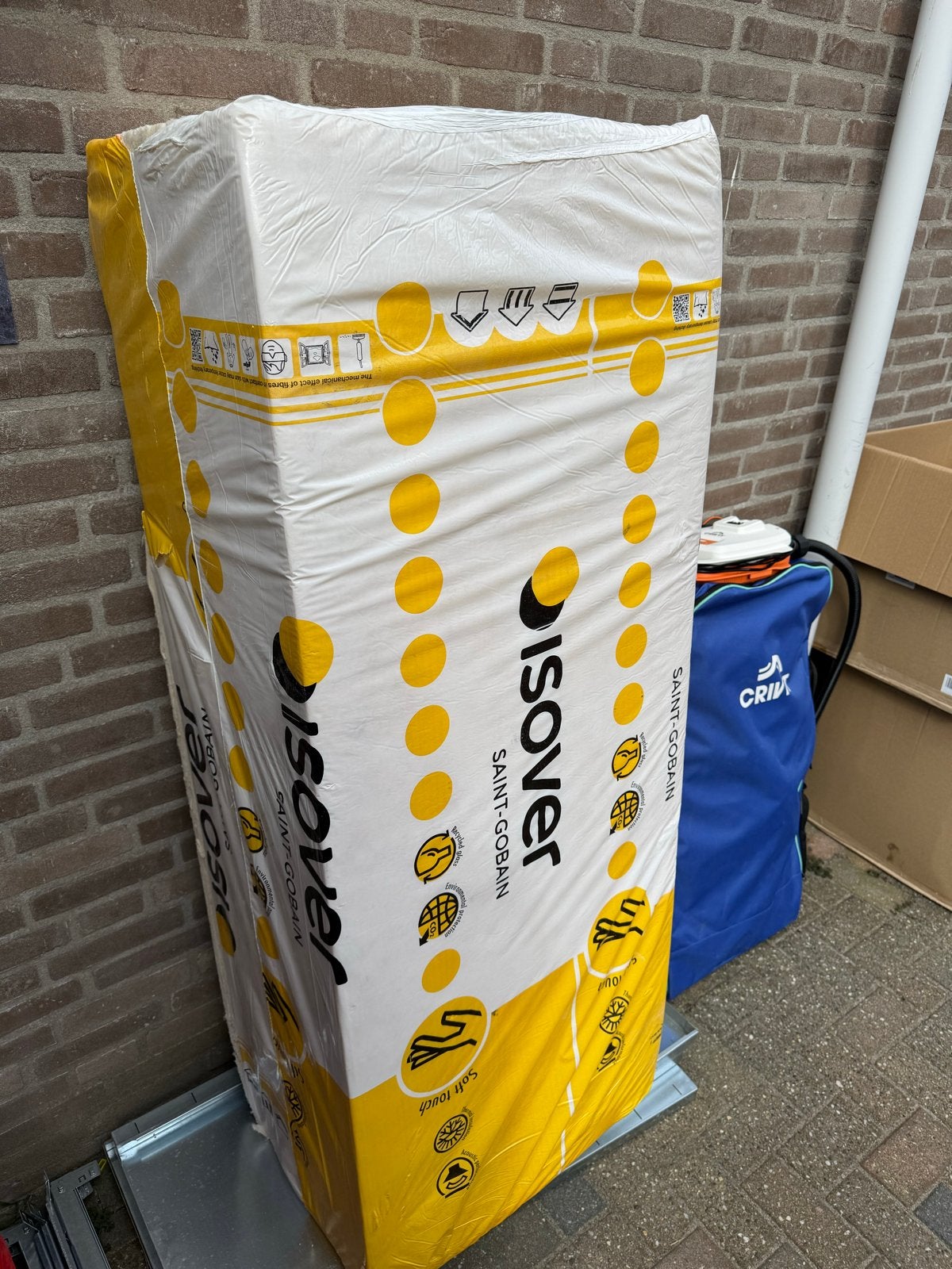 ISOVER Comfortpanel 33 Glaswol Isolatie - 140mm dik, Doe-het-zelf en Verbouw, Isolatie en Afdichting, Ophalen, 12 cm of meer, Nieuw
