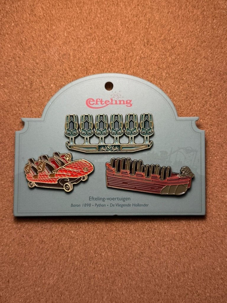 Efteling Pinset | Voertuigenset 3 | EPP 473, 474 & 475, Verzamelen, Verzenden, Nieuw, Button of Speldje