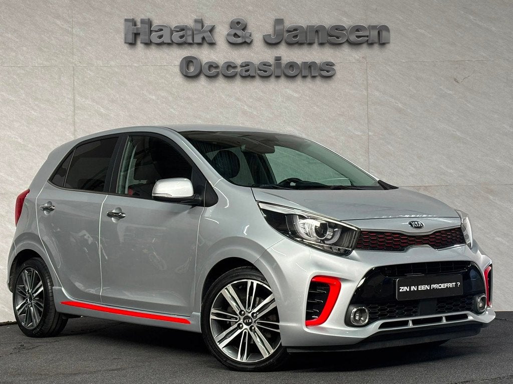 Kia Picanto 1.0 T-GDI GT-Line Carplay Leder Stoelverwarming, Voorwielaandrijving, Gebruikt, Origineel Nederlands, Bedrijf