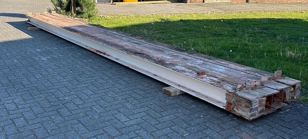 4x HEA 220 stalen balk 8,75 m, ook per stuk, Ophalen, Gebruikt, IJzer