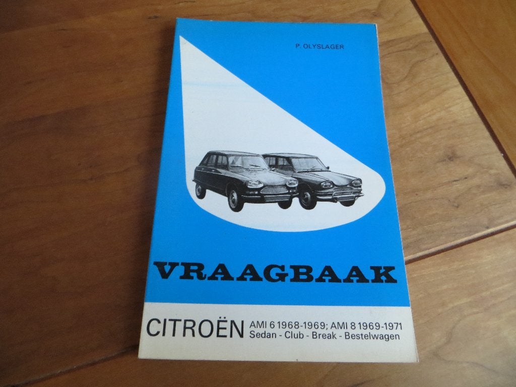 Vraagbaak Citroen Ami 6 1968-69, Citroen Ami 8 1969-71 mooi!, Ophalen of Verzenden