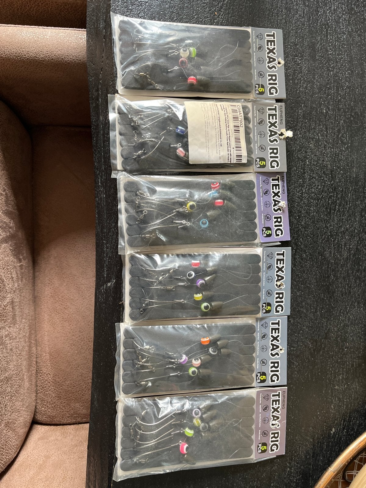 Texas Rig visgerei set - 6 verpakkingen, Ophalen, Nieuw, Overige typen