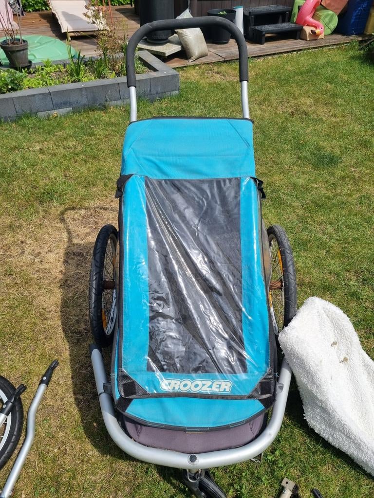 Fietskar Croozer Kid for 1, Fietsen en Brommers, Fietsaccessoires | Aanhangers en Karren, Gebruikt, Kinderkar, Minder dan 20 kg