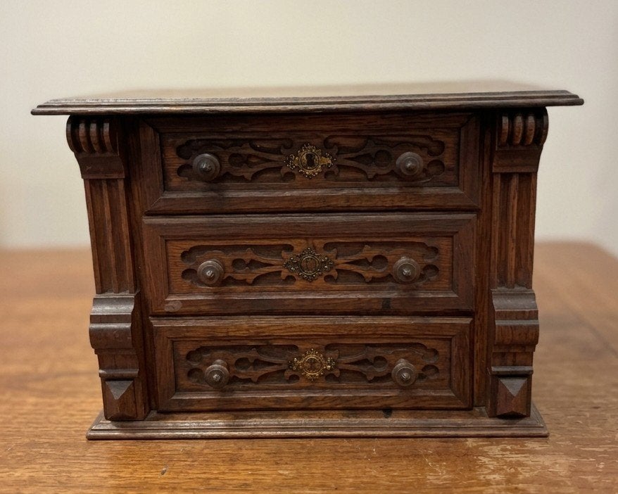 antiek mini ladenkastje, Ophalen of Verzenden
