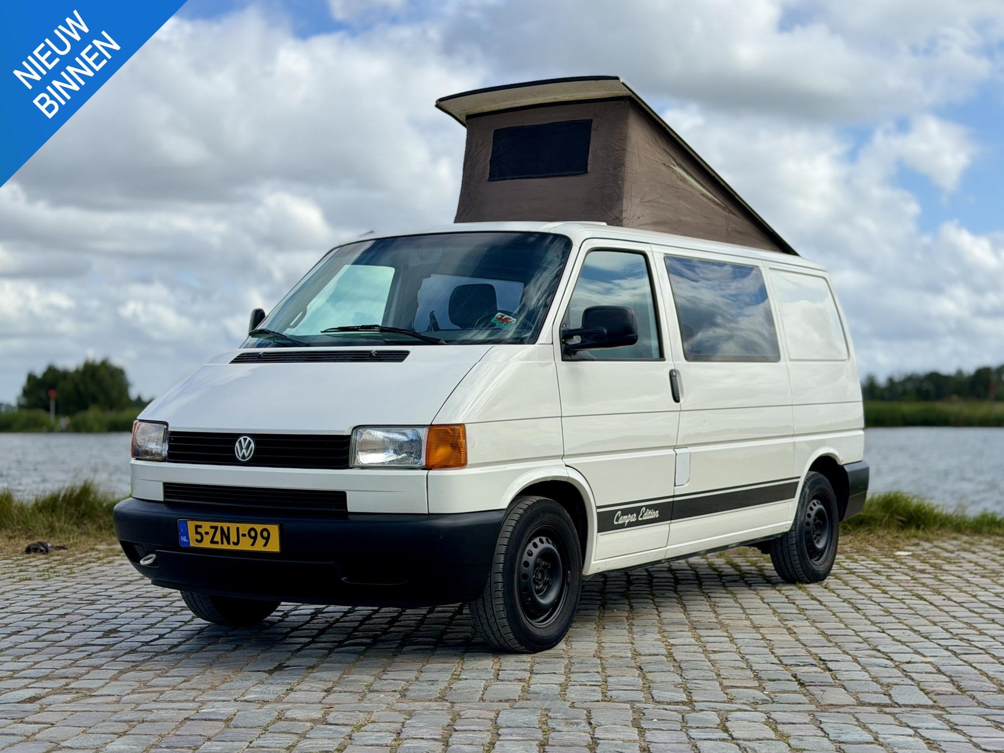Volkswagen Transporter T4 Camper Edition|Hefdak 1.9 Comf., Auto's, Voorwielaandrijving, Stof, Gebruikt, 4 stoelen