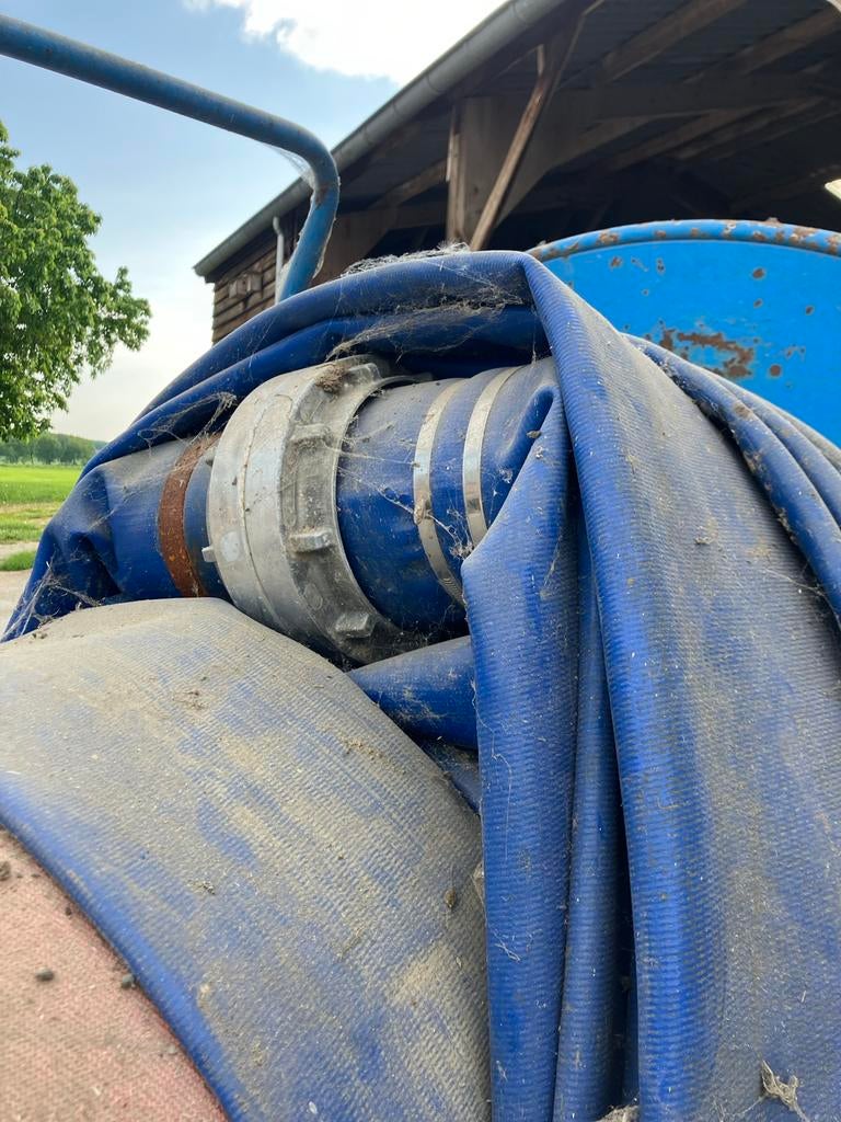 6” Platoprolbare slang 90m met storz koppelingen, Ophalen