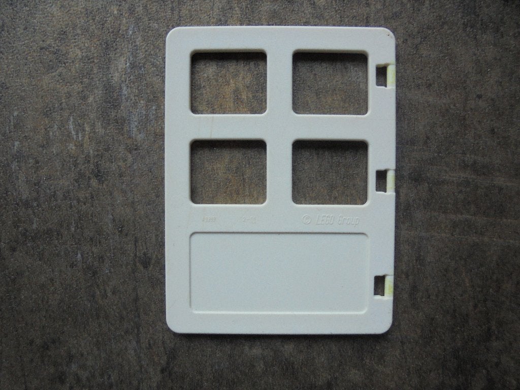 Lego Duplo D/W Pane 1x4x4 with 4 Same Panes (zie foto's), Ophalen of Verzenden, Gebruikt, Losse stenen, Duplo