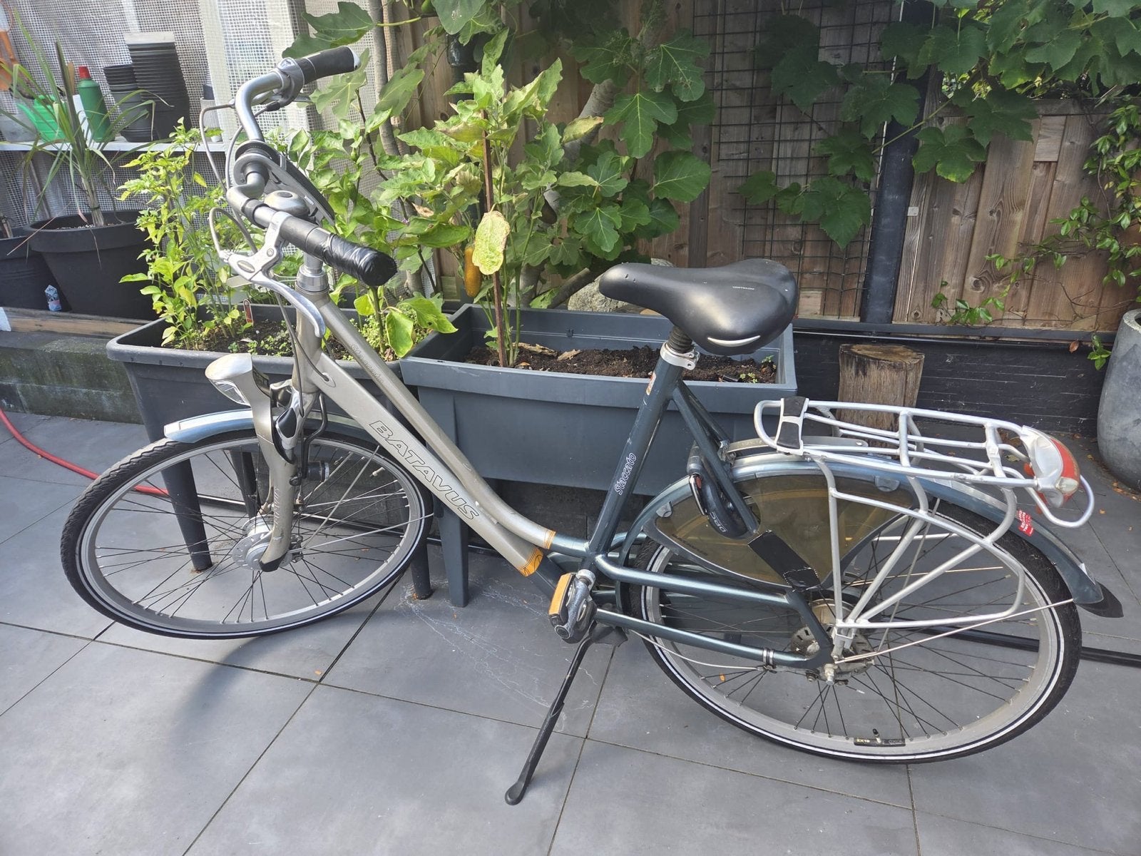 Batavus Staccato damesfiets met 8 versnellingen, Fietsen en Brommers, Ophalen, Batavus, Trommelrem, 53 tot 56 cm