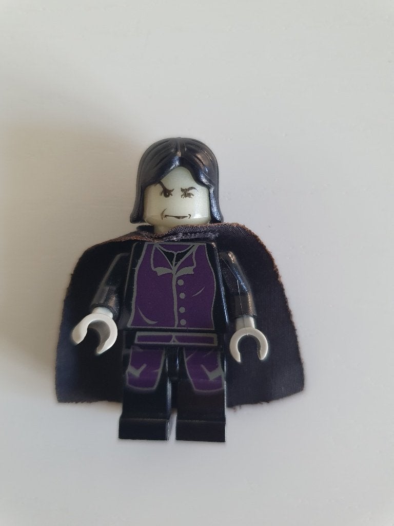 hp012, Professor Severus Snape - Glow in the Dark Head, Lego, Harry Potter, Ophalen of Verzenden, Zo goed als nieuw