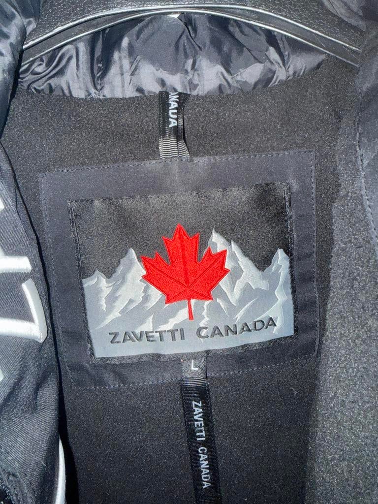 Zavetti Canada winterjas maat L - Als nieuw, Ophalen of Verzenden, Zo goed als nieuw, Maat 52/54 (L), Zwart