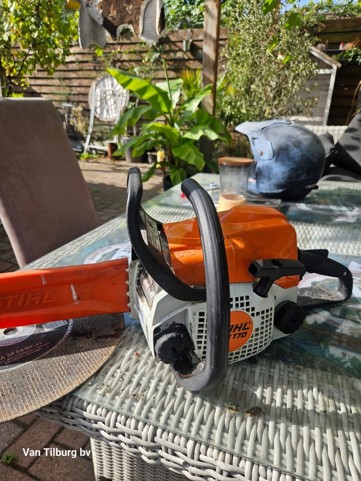Stihl MS 170 Kettingzaag als nieuw, Doe-het-zelf en Verbouw, Stihl, Gebruikt, 70 mm of meer, Kettingzaag