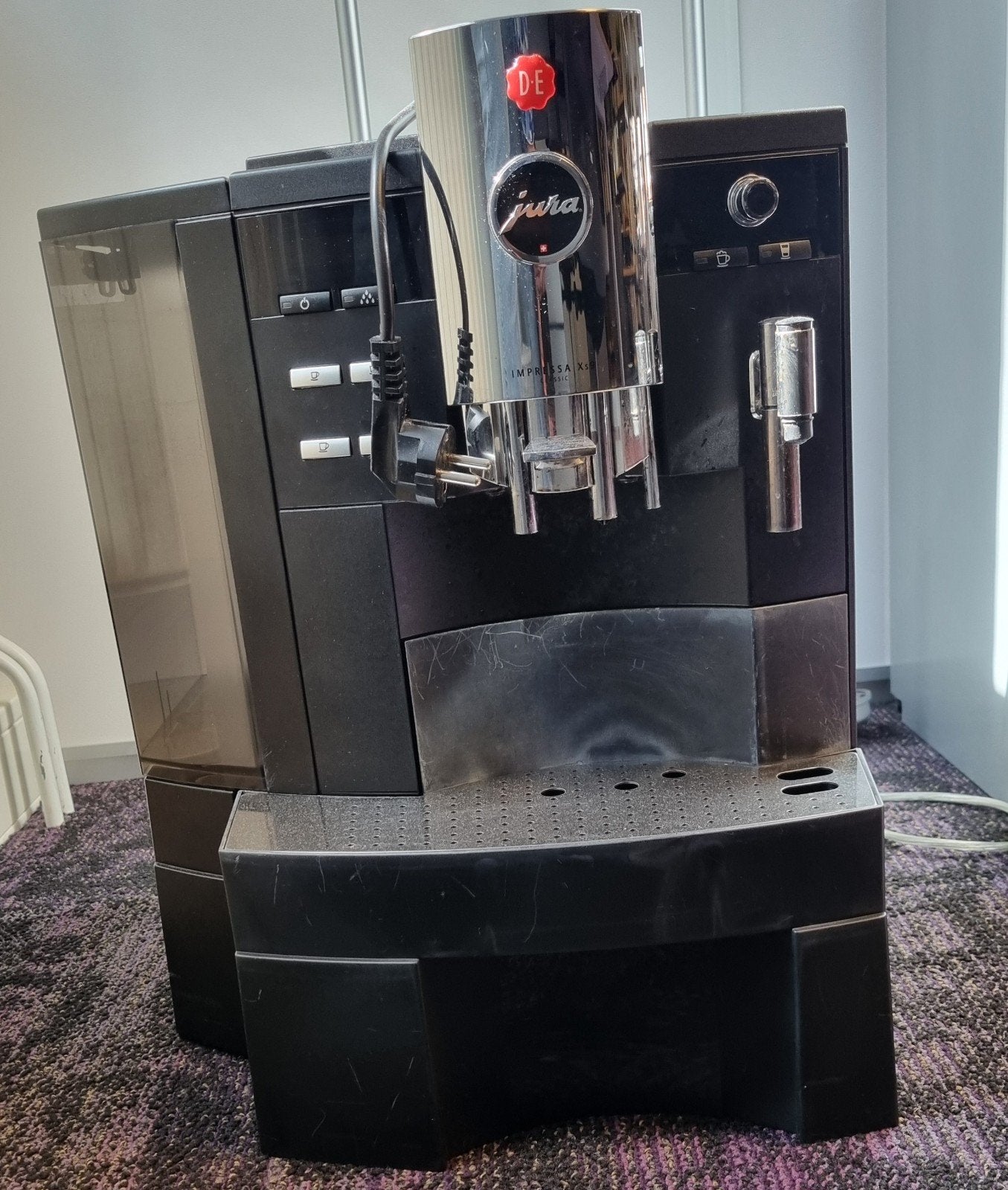 Jura Impressa XS9 D.E. Classic koffiemachine - defect, 10 kopjes of meer, Koffiemachine, Niet werkend, Afneembaar waterreservoir