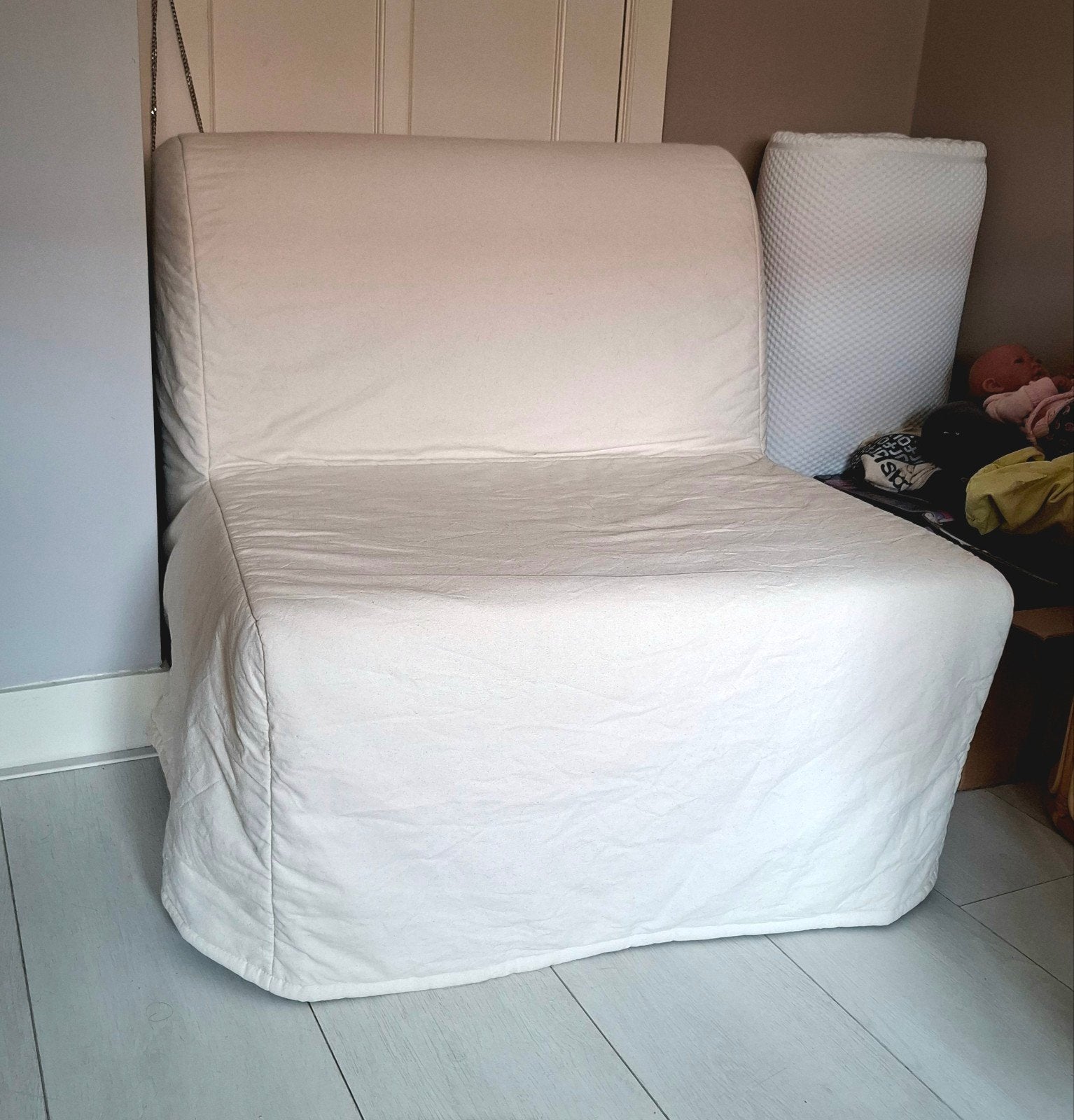 IKEA LYCKSELE LÖVÅS slaapstoel, Huis en Inrichting, Ophalen, Gebruikt, Eenpersoons, Overige maten