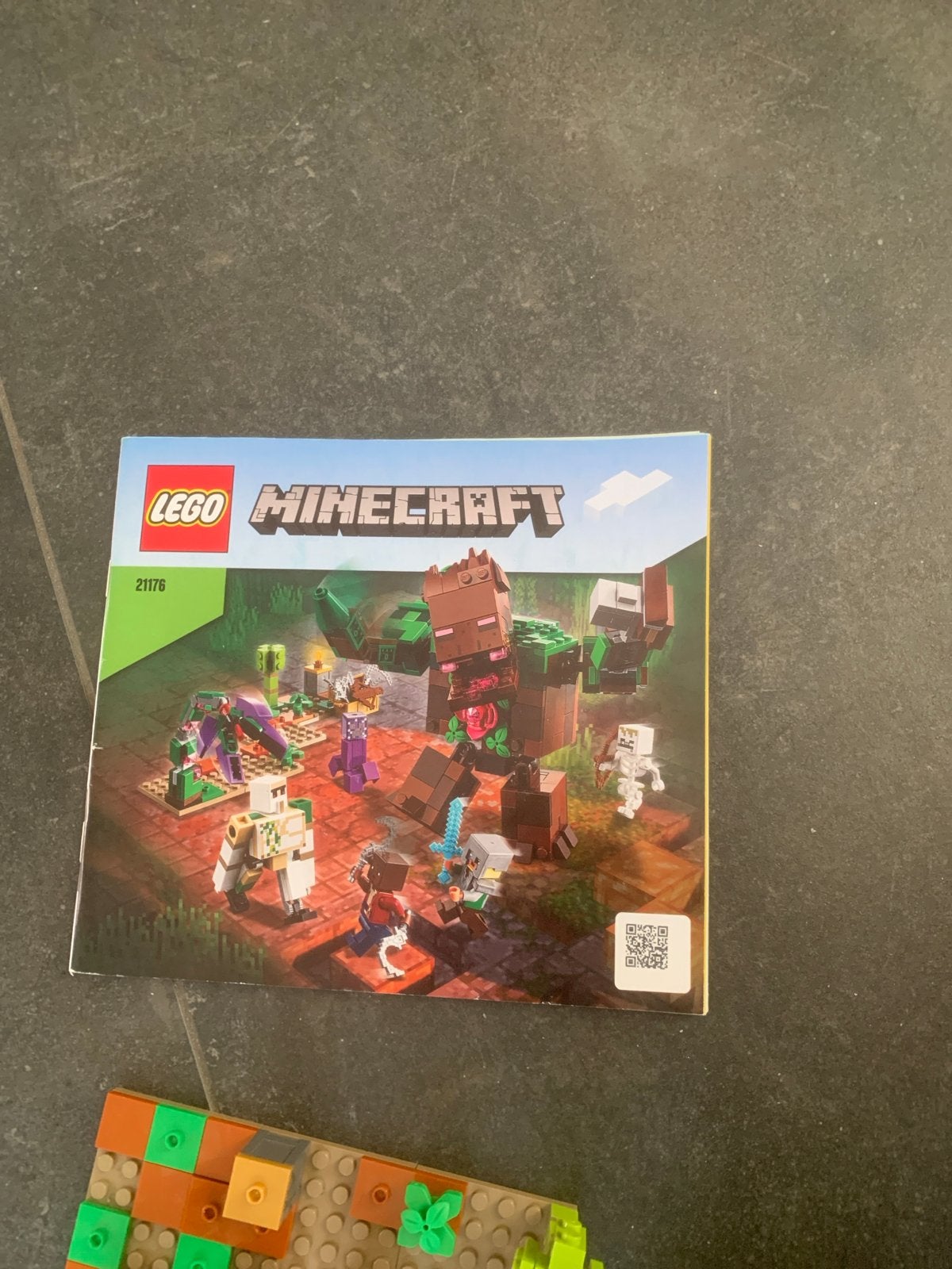 LEGO Minecraft 21176 De Jungle Gruwel met instructies, Minecraft, Lego, Ophalen of Verzenden, Zo goed als nieuw
