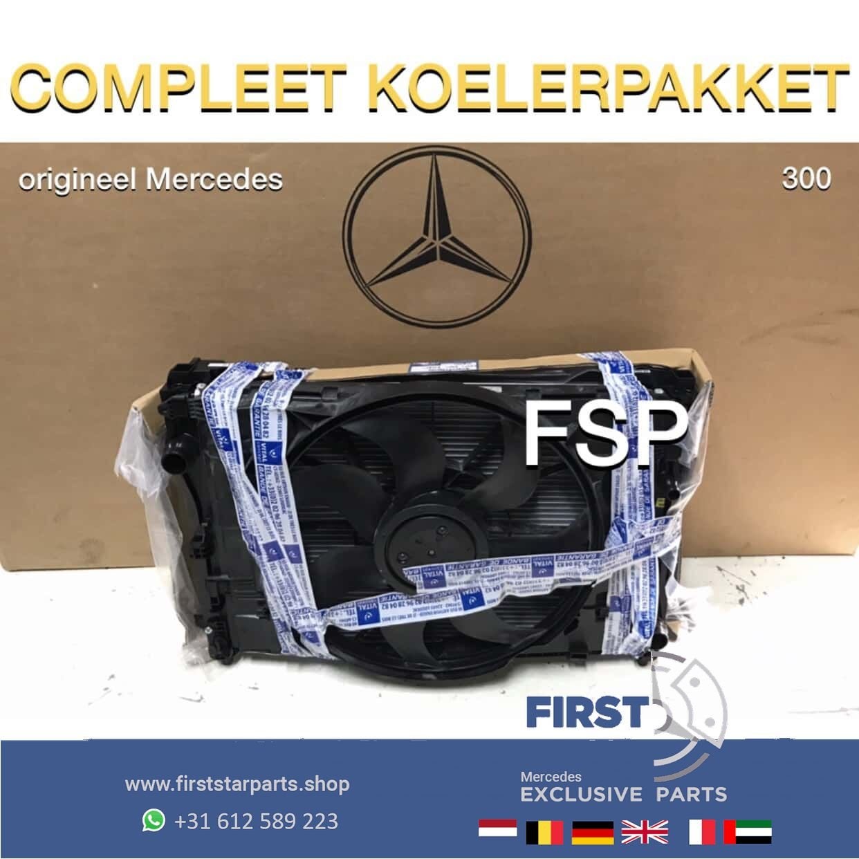 300 COMPLEET KOELERPAKKET W205 W213 W238 W253 W166 ORIGINEEL, Gebruikt, -, Ophalen of Verzenden, -