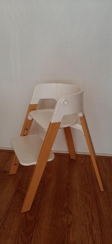 Stokke Steps kinderstoel, Kinderen en Baby's, Ophalen, Gebruikt, Meegroeistoel