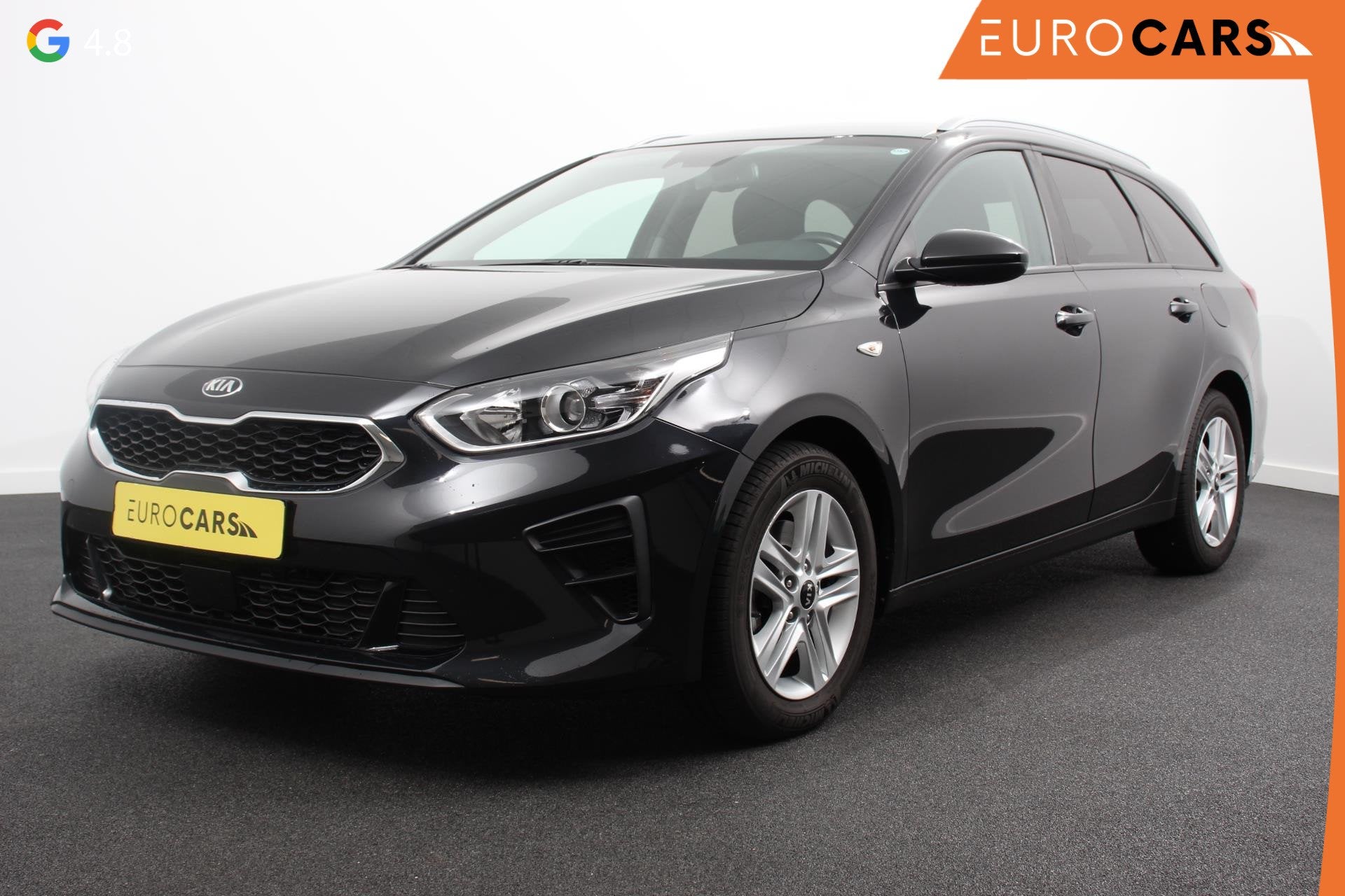 Kia Ceed Sportswagon 1.0 T-GDi Prestige Navigatie Climate Co, Auto's, Kia, Voorwielaandrijving, Stof, Gebruikt, Zwart