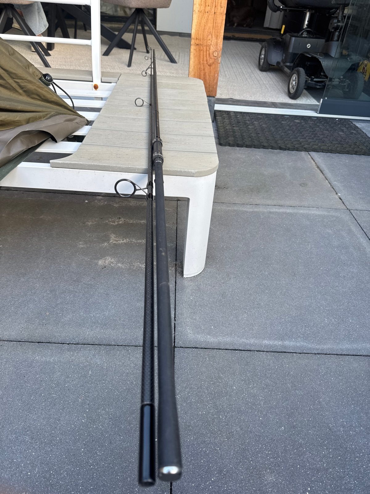 Shimano Tribal XF1 12ft 3.25 lbs Karperhengel x3, Ophalen of Verzenden, Gebruikt, Werphengel