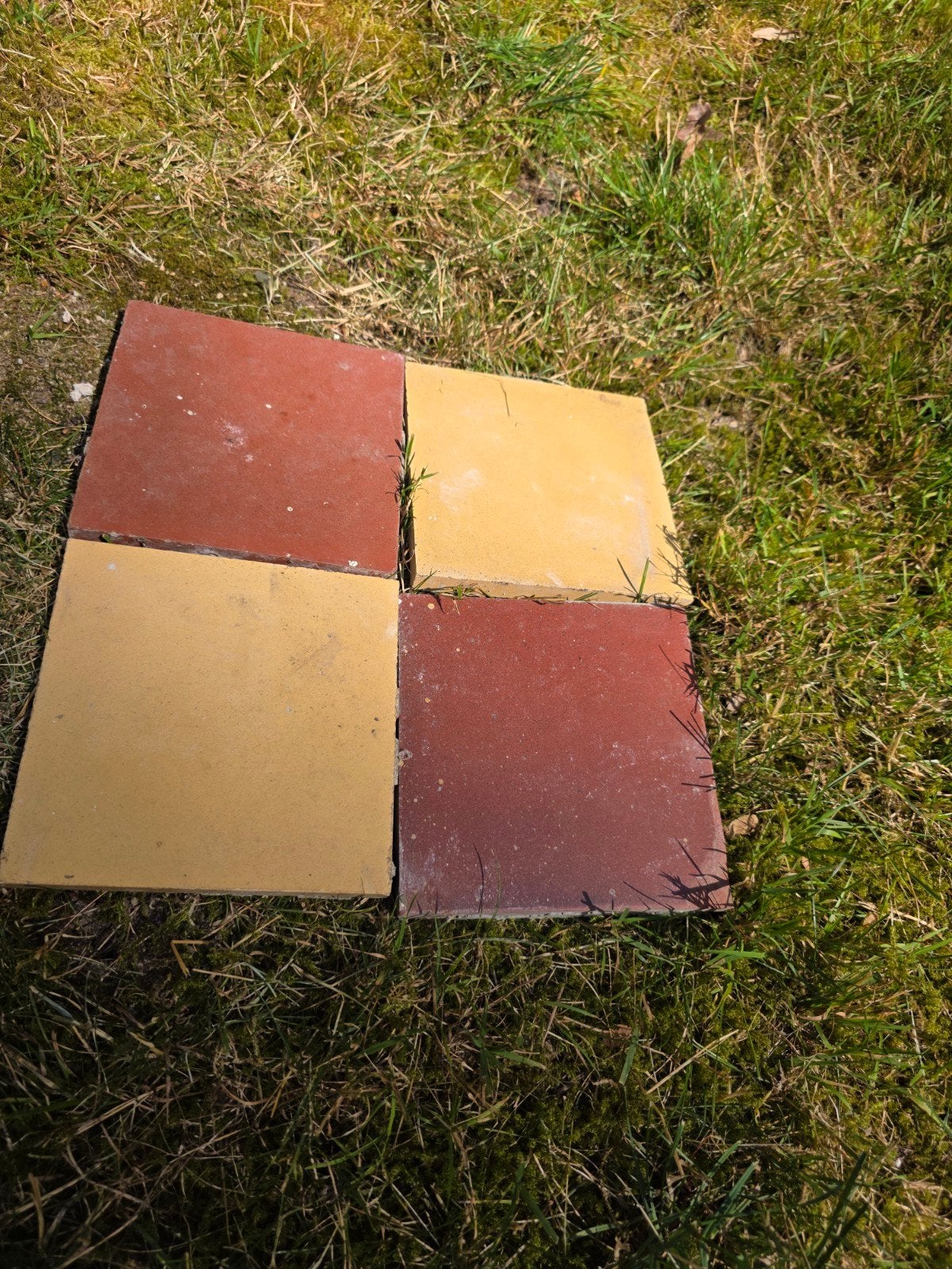Oude keramieken tegels - Wasserbillig, Made in Luxemburg, Doe-het-zelf en Verbouw, Tegels, Wandtegels, Keramiek, Minder dan 20 cm