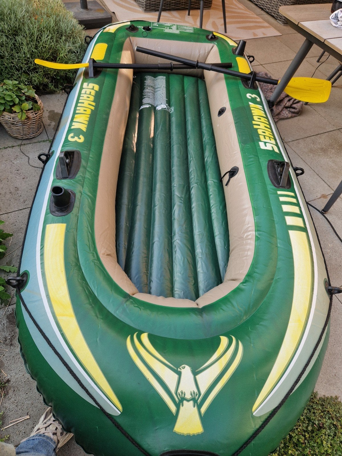 seahawk 3 opblaasboot, Watersport en Boten, Ophalen, Gebruikt, Overige typen, Met peddels