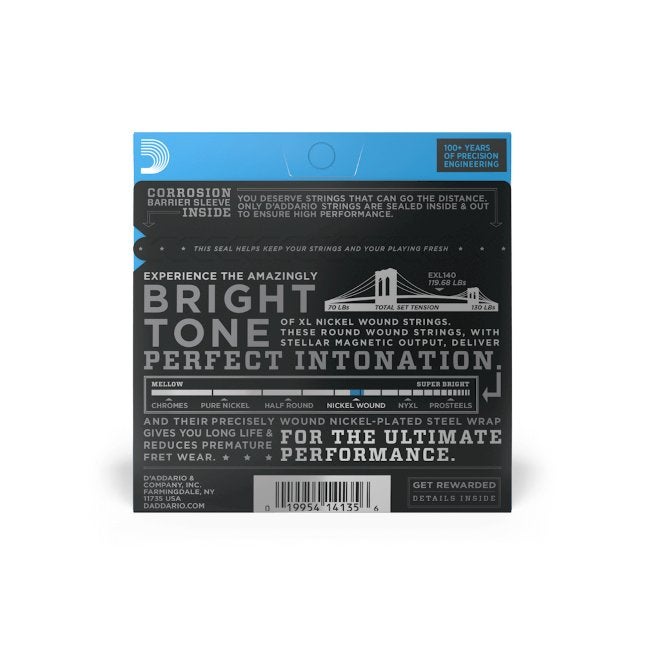 D'Addario EXL140 Light Top / Heavy Bottom gitaarsnaren, ., Nieuw, Ophalen of Verzenden, .