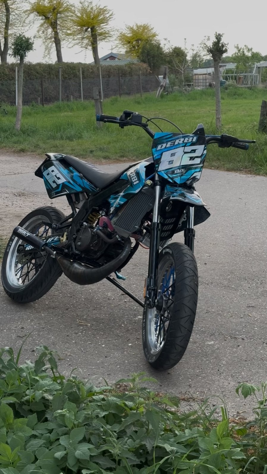 Derbi senda custom build!, Fietsen en Brommers, Brommers | Crossbrommers, Zo goed als nieuw, Overige merken, Ophalen of Verzenden