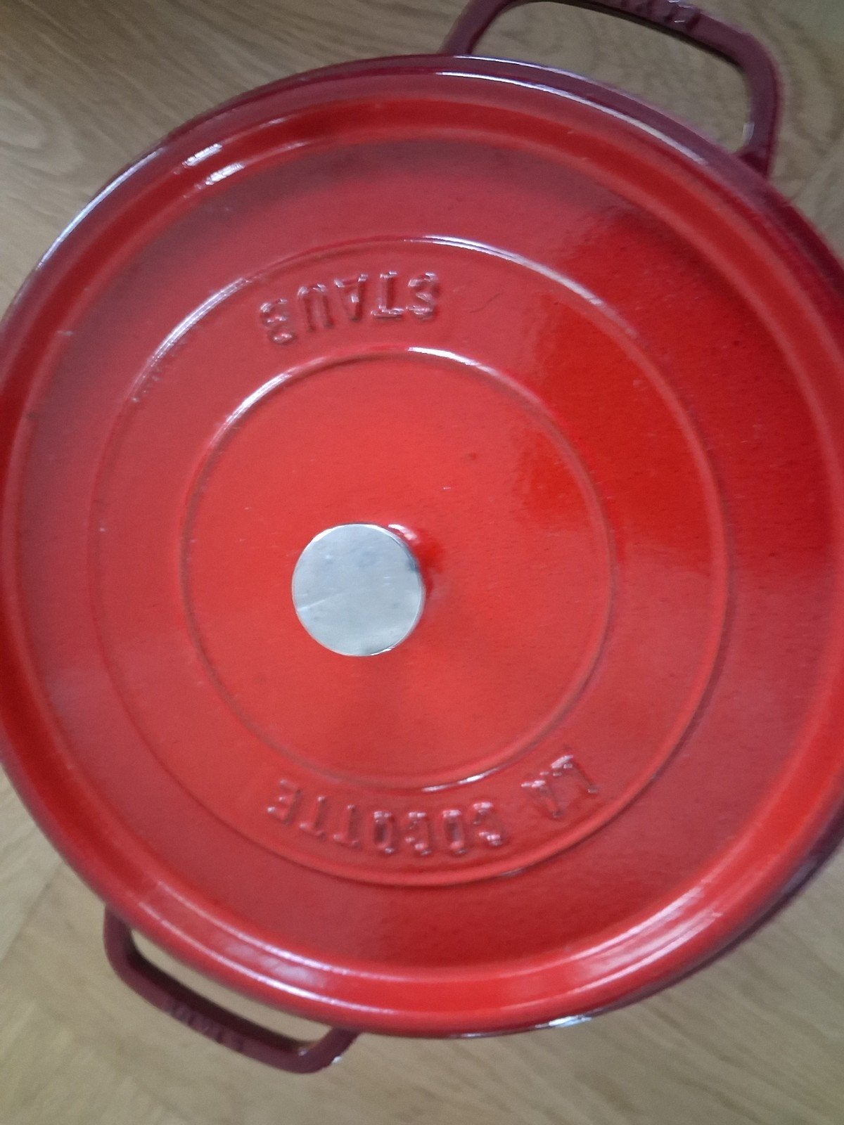 cocotte Staub, Ophalen, Gebruikt, Geschikt voor inductie, Braadpan