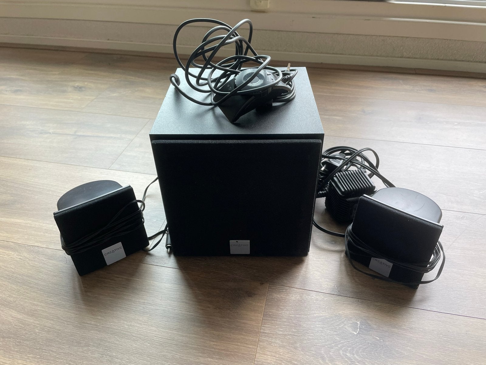 Creative Inspire 4.1 4400 Luidsprekerset met Subwoofer, Ophalen of Verzenden, Gebruikt, Audiokanaal 4.1