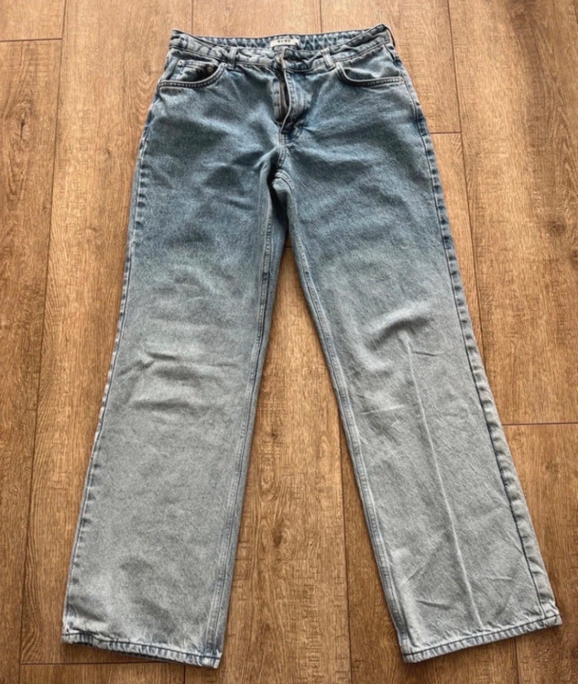 Na-kd broek maat 40, Kleding | Dames, Ophalen of Verzenden, Gedragen, Maat 38/40 (M), Blauw