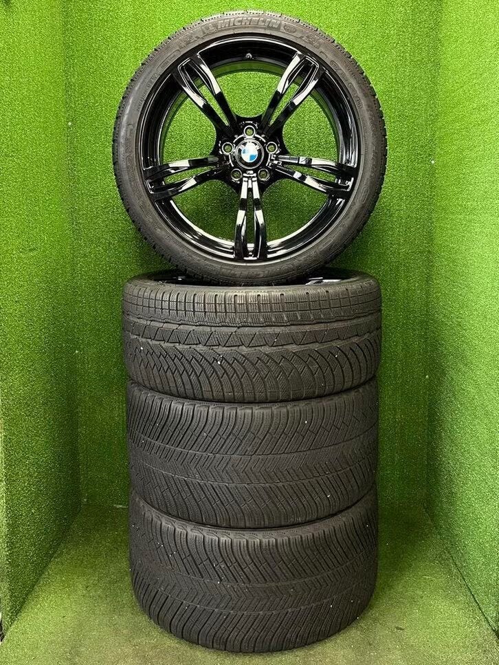 Originele 20 inch BMW 343M velgen met winterbanden M5 F10, Auto-onderdelen, Banden en Velgen, Gebruikt, 295 mm, Banden en Velgen