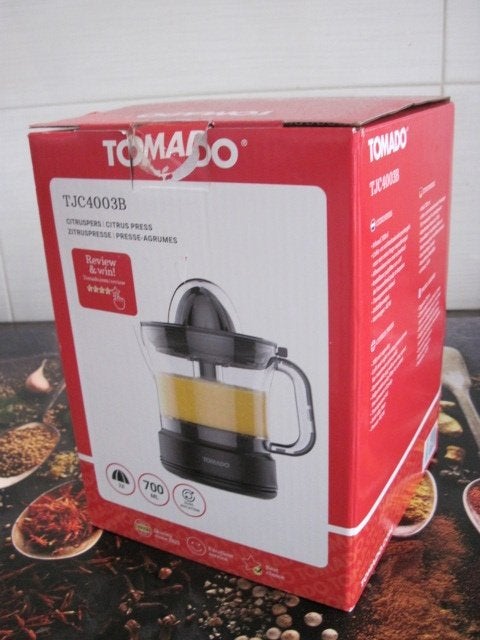Tomado Citruspers, Ophalen of Verzenden, Nieuw, Elektrisch, Citruspers