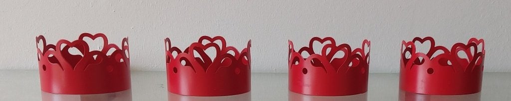 waxine licht Ikea Vinterfint rood, volgnr 14, Overige materialen, IKEA, Waxinelichthouder, Ophalen of Verzenden