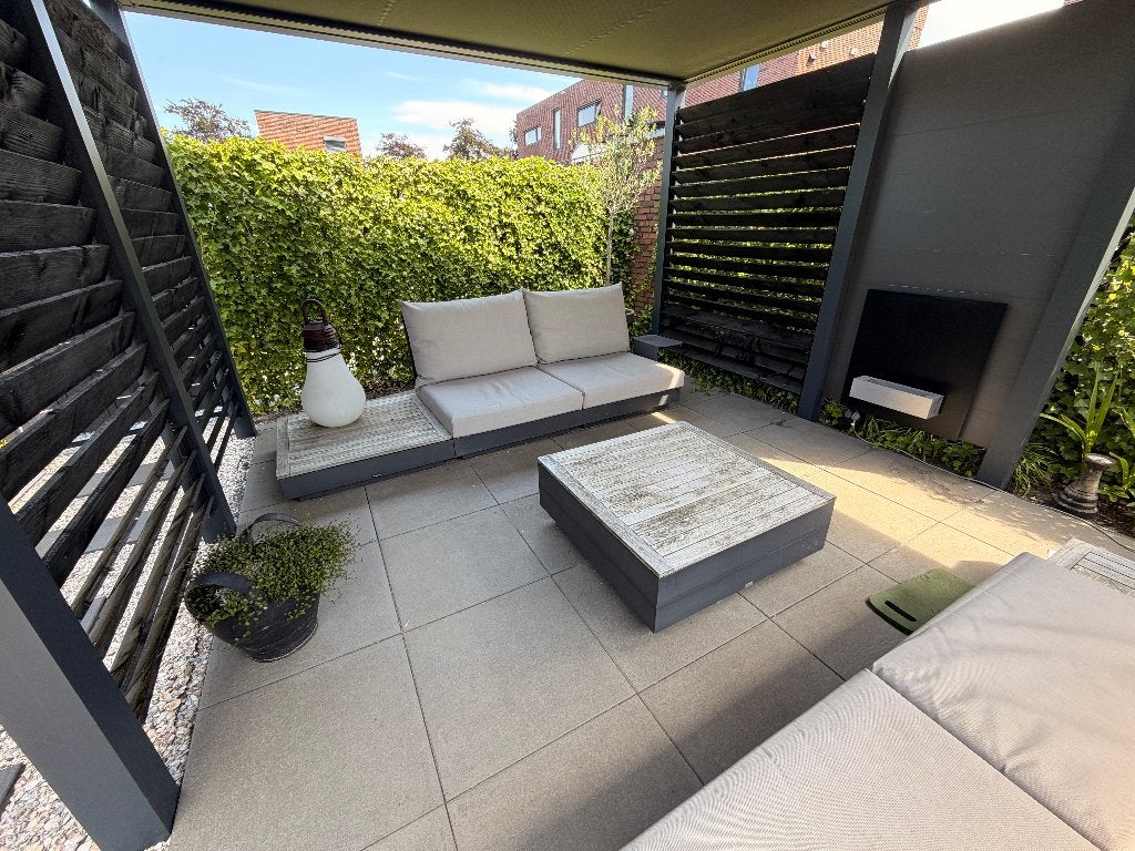 super mooie aluminium lounge set Papillon, Tuin en Terras, Tuinsets en Loungesets, Gebruikt, Loungeset, Aluminium, 4 zitplaatsen
